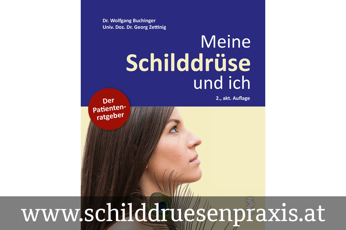 Cover des Patientenratgebers „Meine Schilddrüse und ich“ - 2. Auflage 2021
